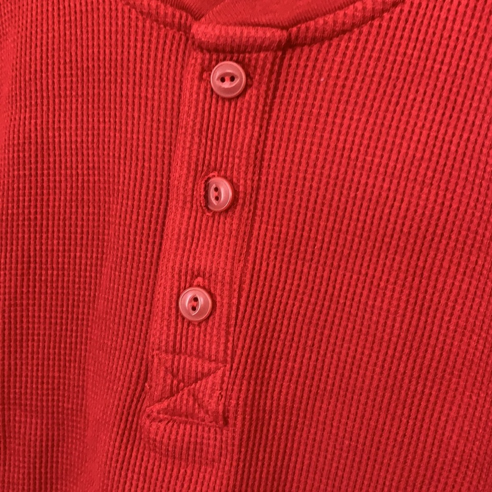 GAP Waffle Knit Long Sleeve Henley - Picture 3 of 9